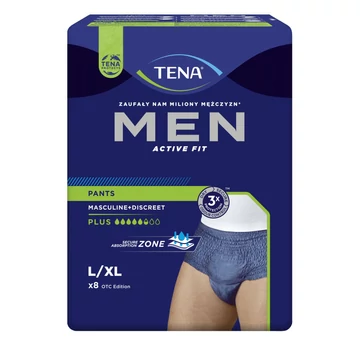 TENA Men Active Fit Pants Plus L/XL