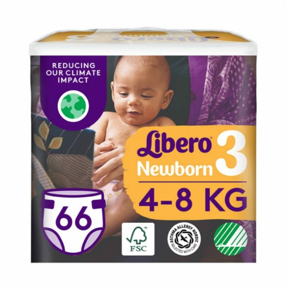 Libero Newborn 3  4-8 kg  66db