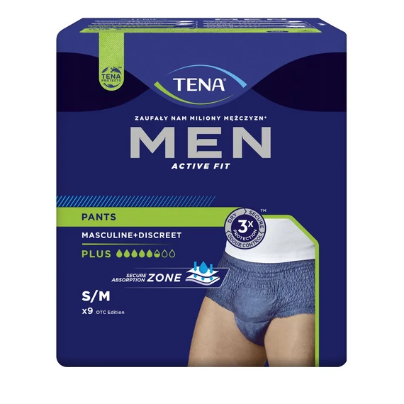 TENA Men Active Fit Pants Plus S/M